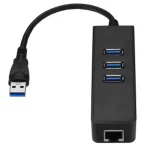 Προσαρμογέας Ethernet Gigabit RJ45 με 3 Θύρες USB 3.0