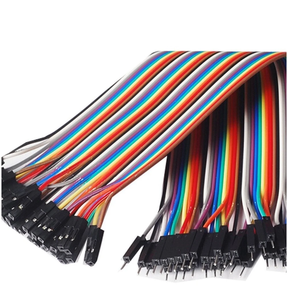 40 τεμ. Καλώδια Dupont αρσενικό-θηλυκό 30cm για Arduino και breadboard