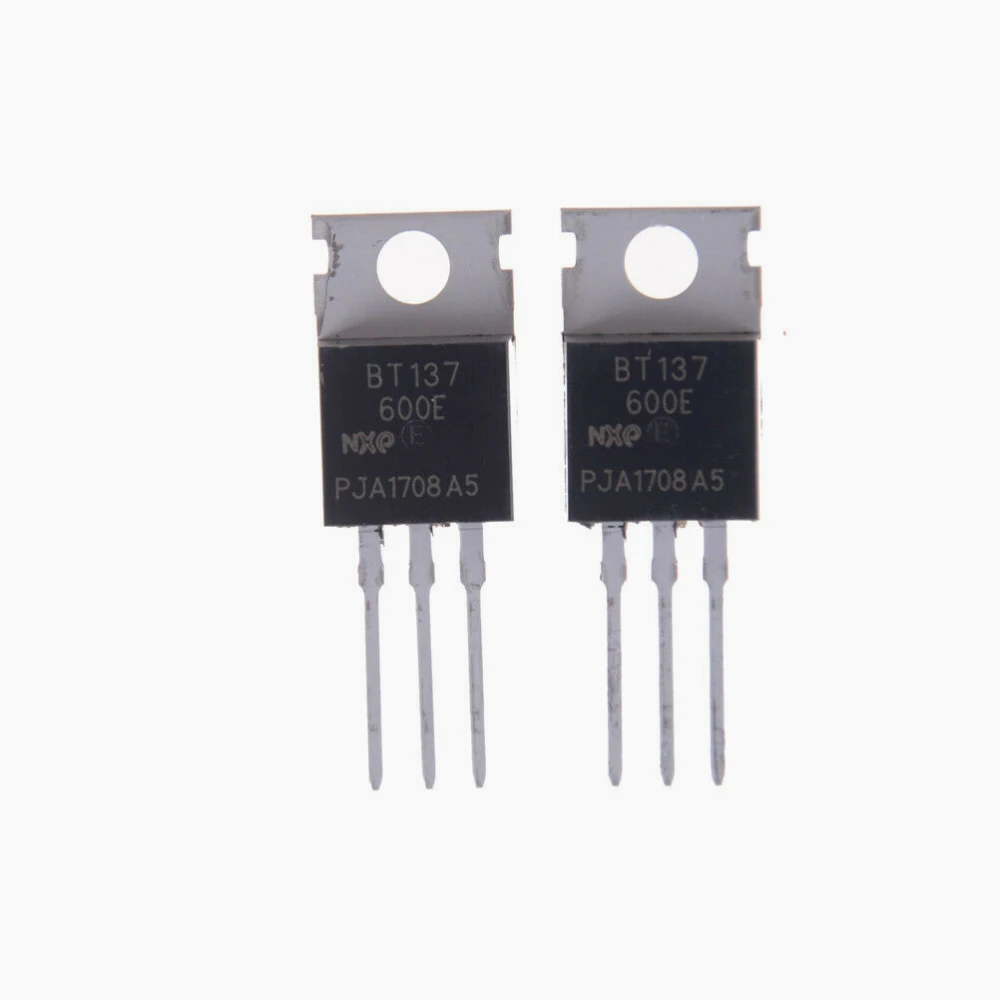 5τμχ BT137-600E Triac 8A 600V pack 5 για έλεγχο και μεταγωγή