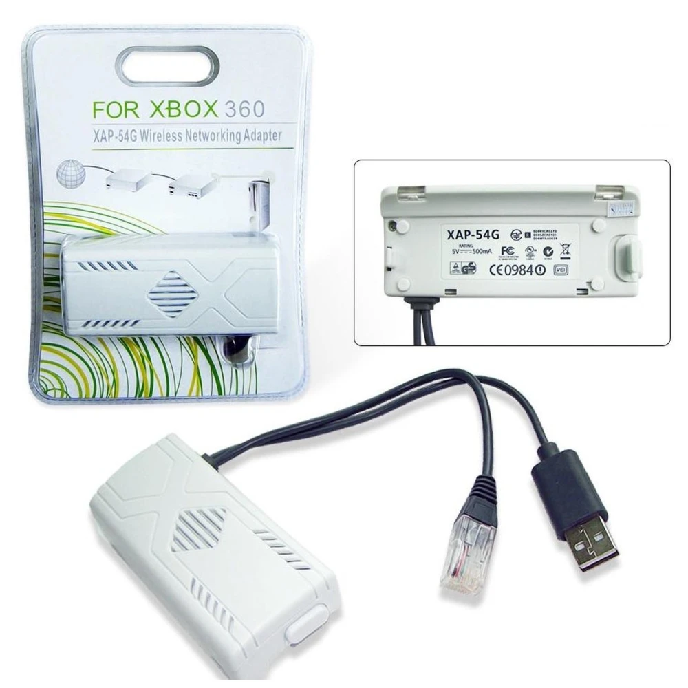 Συμβατός ασύρματος προσαρμογέας δικτύου Xbox 360 για σταθερό WiFi