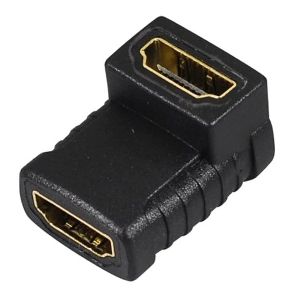 Προσαρμογέας HDMI θηλυκό σε HDMI θηλυκό 90° για compact και ασφαλείς συνδέσεις