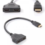Προσαρμογέας HDMI αρσενικό σε 2 εξόδους HDMI θηλυκό splitter satkit