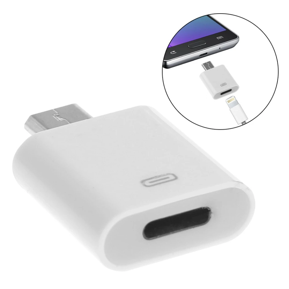 Αντάπτορας Lightning θηλυκό 8 pin σε Micro USB αρσενικό