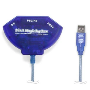 Προσαρμογέας χειριστηρίων PS2 Xbox GameCube σε PC USB 3in1 Magic Joy Box