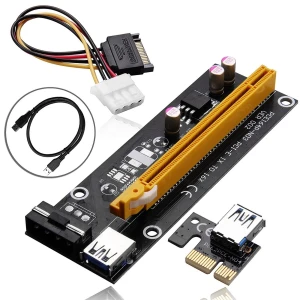 Προσαρμογέας PCI-E 1x σε 16x για mining - Satkit