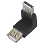 Προσαρμογέας USB αρσενικό σε USB θηλυκό 90° για compact και ασφαλείς συνδέσεις