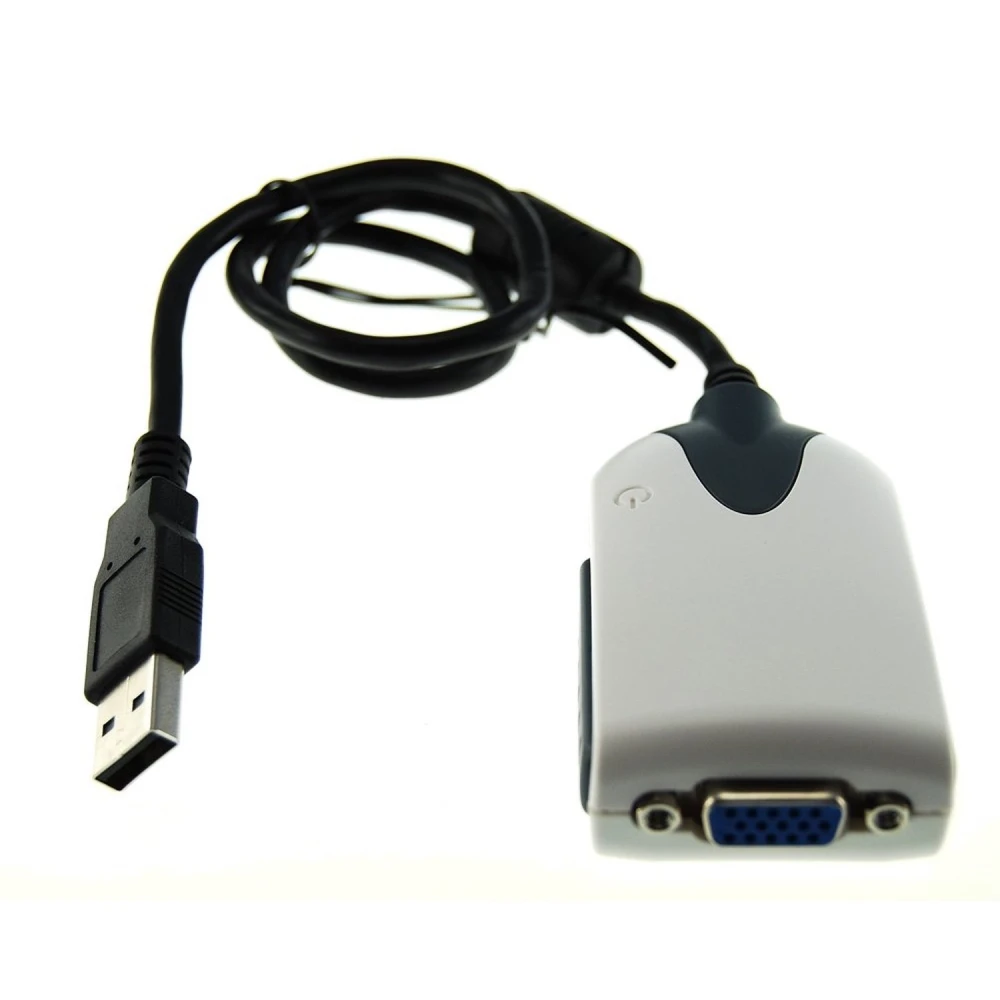 Προσαρμογέας VGA USB για επιπλέον οθόνη συμβατός με Windows και Linux