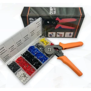 GOOT Πένσες πρεσαρίσματος με ακροδέκτες 0.25-10 mm² - Kit 1200 τεμ.