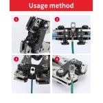 Πένσες πρεσαρίσματος 6-50mm² με αντιολισθητικές λαβές και ρυθμιζόμενη περιστροφή