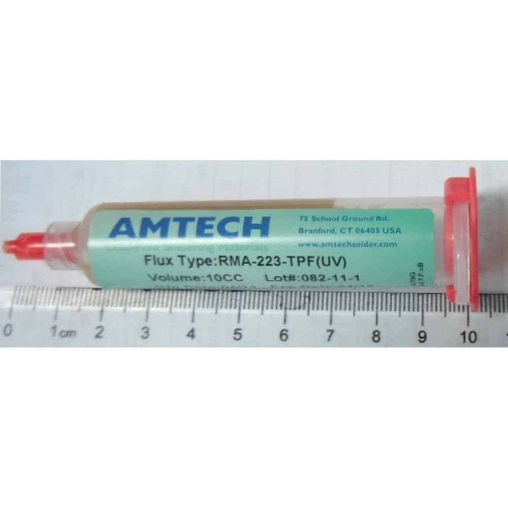 Amtech RMA-223-TPF(UV) flux συγκόλλησης 10cc για ηλεκτρονική συγκόλληση