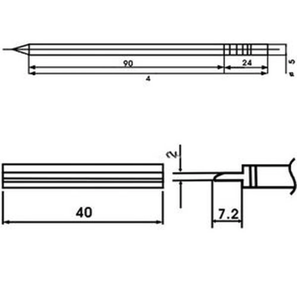 Aoyue LF-1402 μύτη κολλητηριού με αντίσταση για σταθμούς κόλλησης