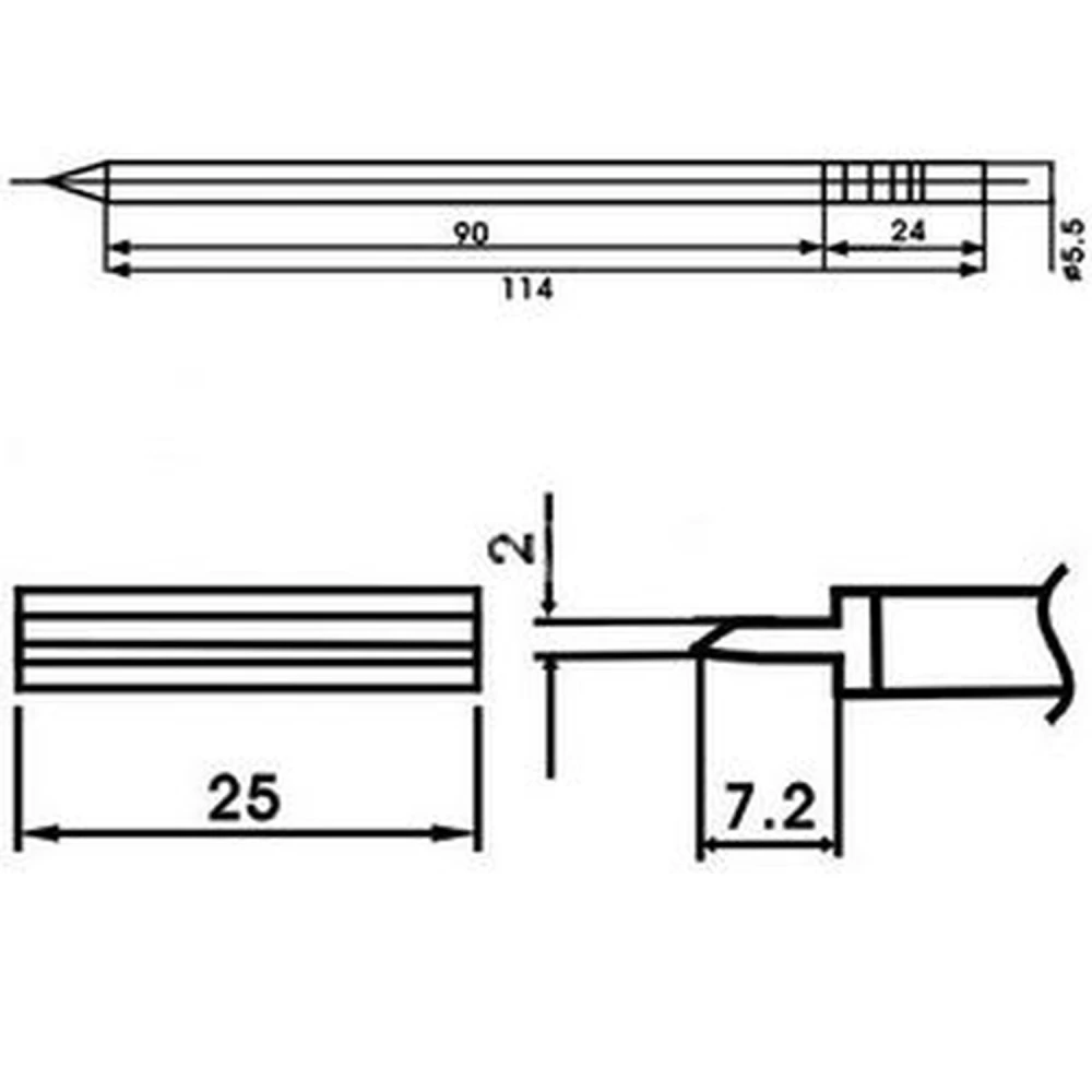 Aoyue LF-1403 μύτη κολλητηριού με αντίσταση για σταθμούς κόλλησης