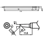 Aoyue LF-2BC μύτη κολλητηριού με αντίσταση για επαγγελματική κόλληση