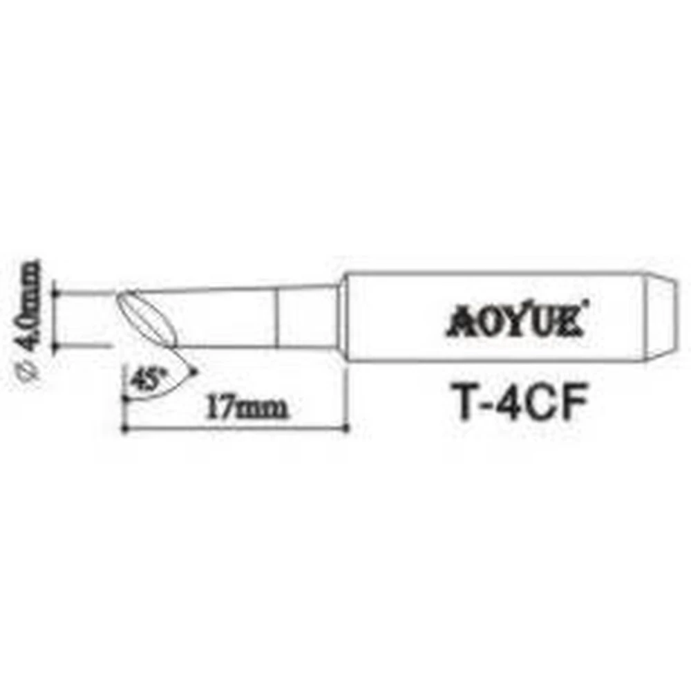 Aoyue T4cf ανταλλακτική μύτη κολλητηριού για σταθμούς κόλλησης