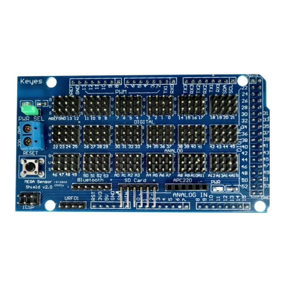 Arduino Mega Sensor Shield V1.0 για έργα με Arduino Mega