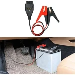 Cable conector OBD2 para coche AUTOOL BT-30 en color negro y rojo