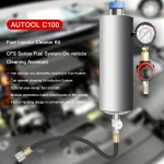 AUTOOL C100 καθαριστικό μπεκ βενζίνης με αντάπτορες