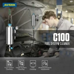 AUTOOL C100 καθαριστικό μπεκ βενζίνης με αντάπτορες