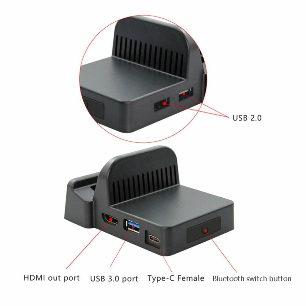 Φορητή βάση Dock για Nintendo Switch - Συμπαγές Mini Dock HDMI USB