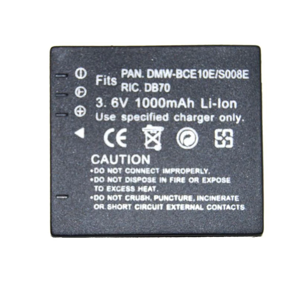 Συμβατή μπαταρία Panasonic CGA-008E/BCE10E για ψηφιακές κάμερες Panasonic