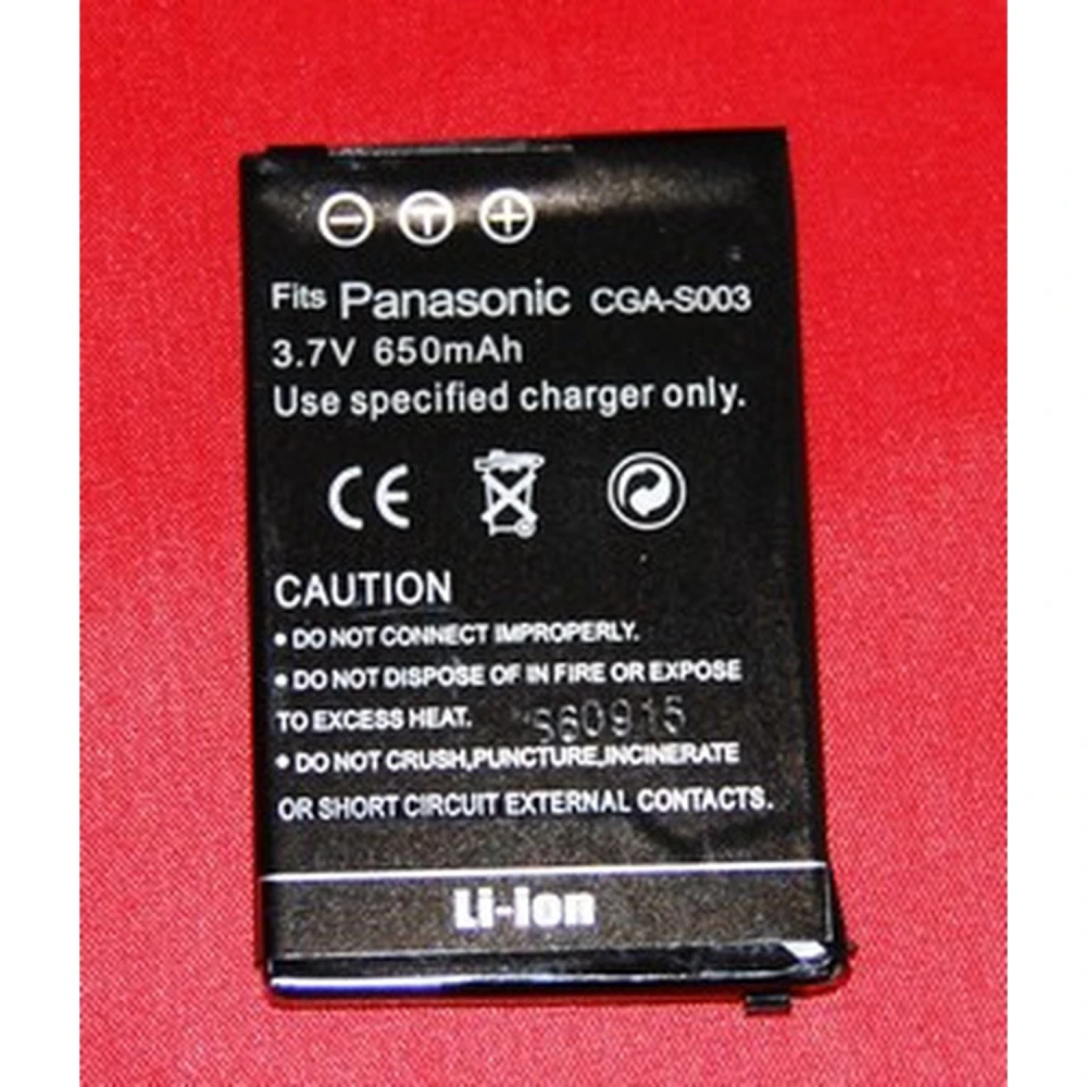 Συμβατή μπαταρία Panasonic CGA-S003 3.7V 650mAh για κάμερες Panasonic