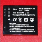 Συμβατή μπαταρία Panasonic S005 BCC12 για ψηφιακές κάμερες και βιντεοκάμερες