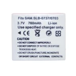 Συμβατή μπαταρία Samsung SB-L0737 για ψηφιακές κάμερες Samsung