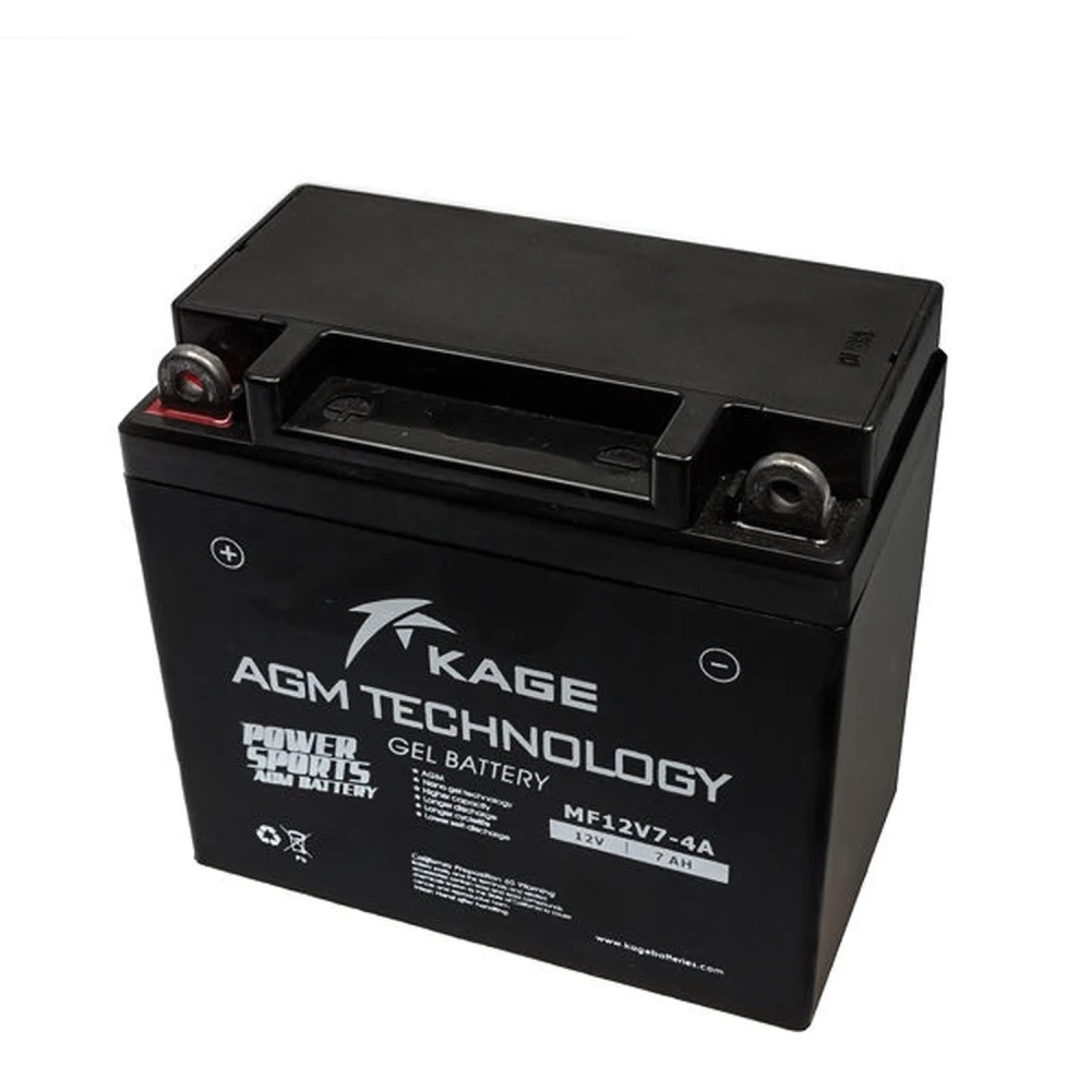 Μπαταρία gel μοτοσυκλέτας YB7-A KAGE AGM 12V 7Ah για πολλαπλά μοντέλα