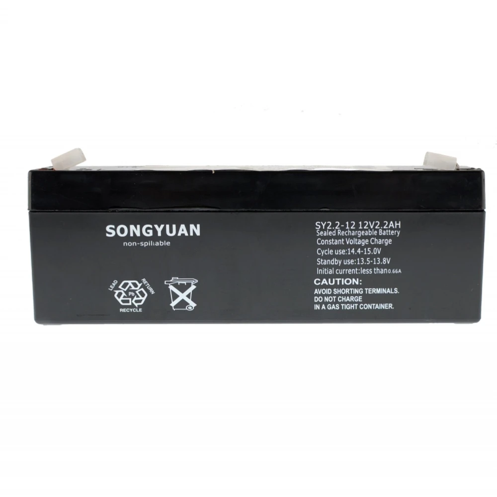 Μπαταρία gel μολύβδου 12V 2.2Ah SY2.2-12 για συναγερμούς και ηλεκτρικά παιχνίδια