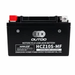 Μπαταρία Μοτοσυκλέτας AGM 12V 9Ah OUTDO HCZ10S-MF - Συμβατή Yuasa YTZ10S(-BS) / GTZ10S / ETZ10S