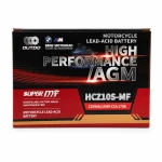 Μπαταρία Μοτοσυκλέτας AGM 12V 9Ah OUTDO HCZ10S-MF - Συμβατή Yuasa YTZ10S(-BS) / GTZ10S / ETZ10S