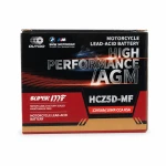 Μπαταρία Μοτο AGM 12V 5Ah OUTDO HCZ5D-MF - Συμβατή Yuasa YTZ7S-BS / GTZ7S / ETZ5L-BS