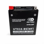 Μπαταρία Μοτό AGM 12V 14Ah OUTDO UTX16-BS(MF) - Συμβατή Yuasa YTX16-BS / GTX16-BS / ETX16-BS / 16-B