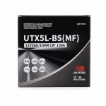 Μπαταρία Μοτό AGM 12V 5Ah OUTDO UTX5L-BS(MF) - Συμβατή Yuasa YTX5L-BS / GTX5L-BS / ETX5L-BS