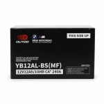 Μπαταρία Μοτο AGM 12V 12Ah OUTDO YB12AL-BS(MF) - Συμβατή Yuasa YB12AL-A2 / GS YB12AL-A2 / 12N12-4A-1 (flooded αντίστοιχη)