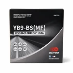 Μπαταρία Μοτο AGM 12V 9Ah OUTDO YB9-BS(MF) - Συμβατή Yuasa YB9-B / GS GM9Z-3B-1 / GS YB9-B / 12N9-4B-1 (flooded)