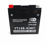 Μπαταρία Μοτό AGM 12V 12Ah OUTDO YT14B-4(MF) - Συμβατή Yuasa YT14B-BS / GT14B-BS / GT14B-4 / ETZ14B-BS / ET14B-4