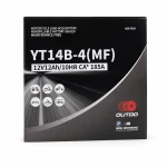Μπαταρία Μοτό AGM 12V 12Ah OUTDO YT14B-4(MF) - Συμβατή Yuasa YT14B-BS / GT14B-BS / GT14B-4 / ETZ14B-BS / ET14B-4