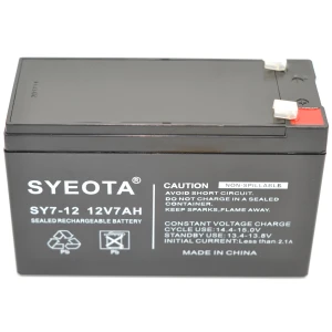 Επαναφορτιζόμενη μπαταρία μολύβδου 12V 7Ah SY7-12 για συναγερμούς, UPS και άλλα