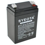 Επαναφορτιζόμενη μπαταρία μολύβδου 4V 7.5Ah SY7.5-4 για συναγερμούς, ζυγαριές και παιχνίδια