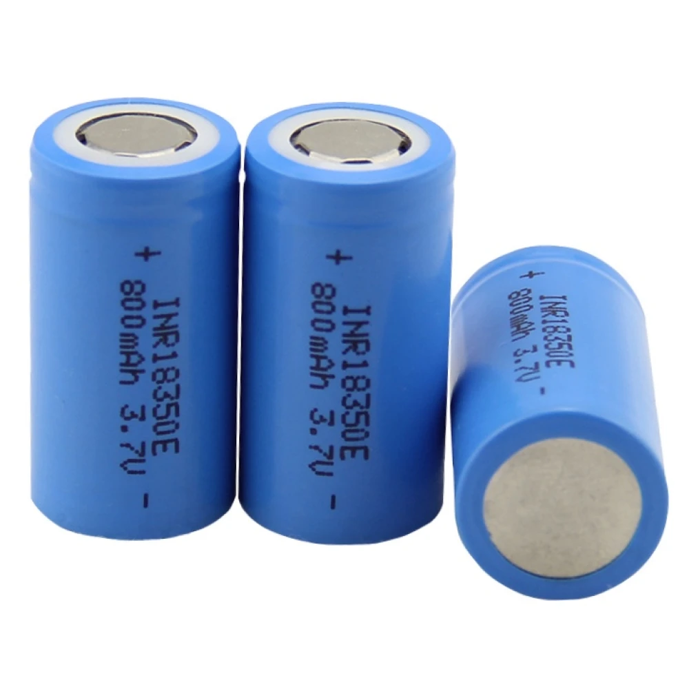 Επαναφορτιζόμενη μπαταρία 18350 800mAh 3,7V Li-ion υψηλής ποιότητας και αντοχής