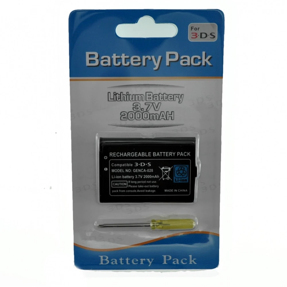 Επαναφορτιζόμενη μπαταρία για Nintendo 3DS 3,7V 2000mAh συμβατή και ανθεκτική