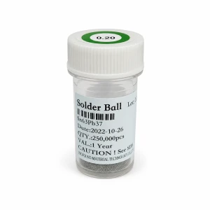 Βαζάκι κόλλας BGA με μόλυβδο 0,20mm 250.000 τεμάχια για συγκόλληση BGA