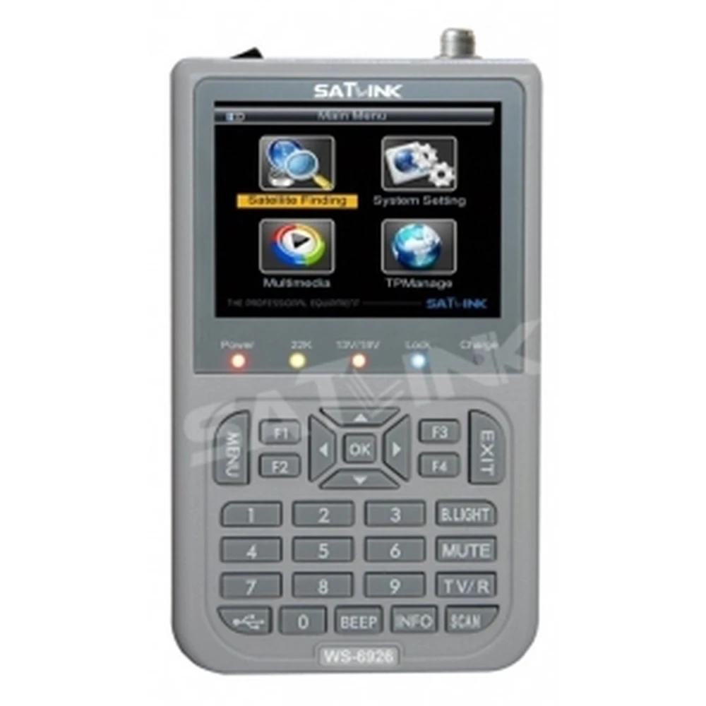 Δορυφορικός μετρητής Satlink WS-6926 HD DVB-S και DVB-S2 για δορυφορική TV