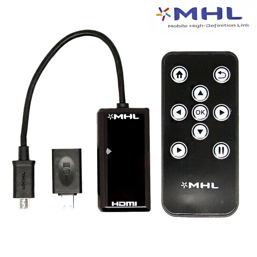Καλώδιο αντάπτορας MHL σε HDMI με χειριστήριο για Galaxy S2, S3, S4, S5, Note 2 και HTC One