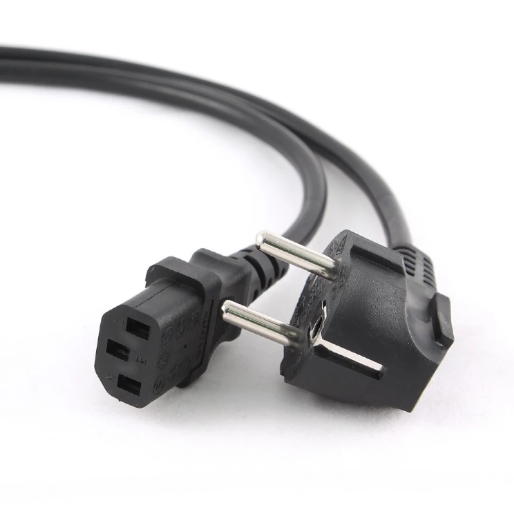 Καλώδιο τροφοδοσίας PC 5 μέτρα με Schuko σε IEC γωνιακό για γραφείο και σπίτι