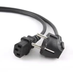 Καλώδιο τροφοδοσίας PC 5 μέτρα με Schuko σε IEC γωνιακό για γραφείο και σπίτι