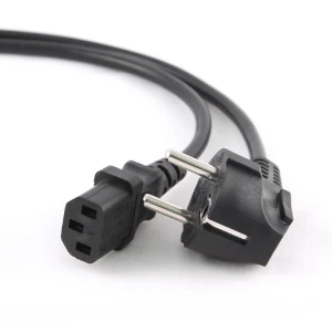 Καλώδιο τροφοδοσίας PC 5 μέτρα με Schuko σε IEC γωνιακό για γραφείο και σπίτι