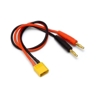 Καλώδιο μπανάνα 4mm σε XT60 15cm για φόρτιση μπαταρίας Amass