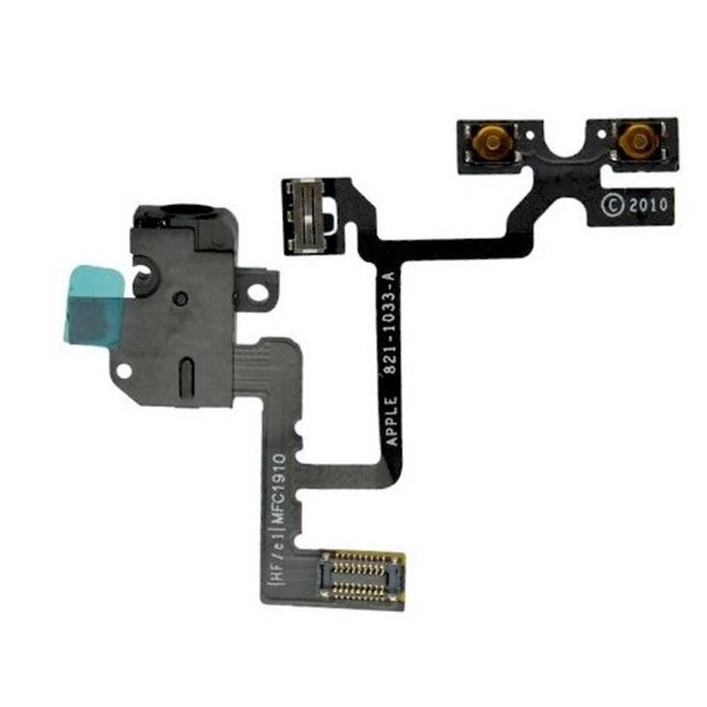 Καλώδιο Flex Audio iPhone 4 Μαύρο - Γνήσιο Ανταλλακτικό Επισκευής